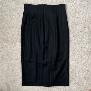 Bebe high waisted wool blend pinstriped pencil skirt 0